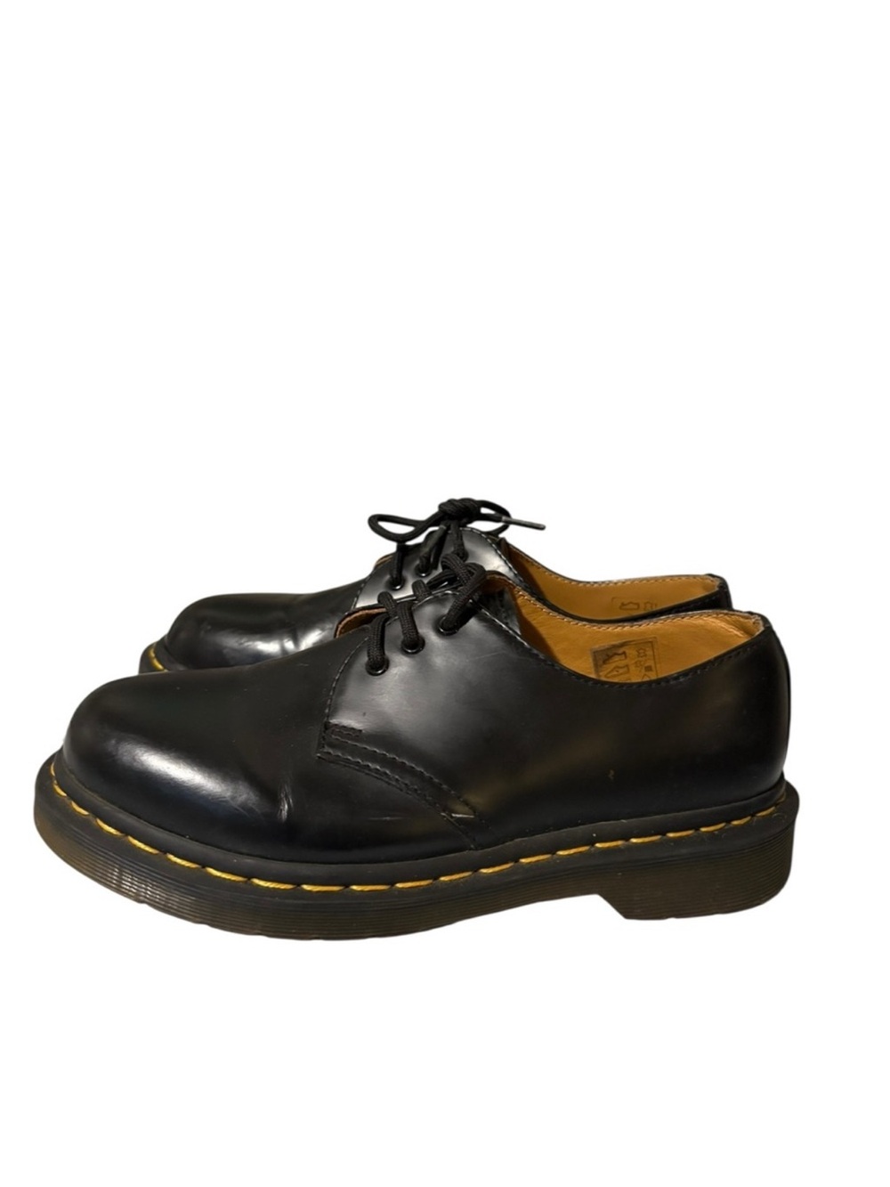 Dr. Martens Men's 11838 Leather Oxford Shoes Size 5 Men/ Womans 6 Black